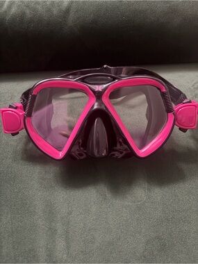 Kids Pink Hurley Diving Mask Goggles